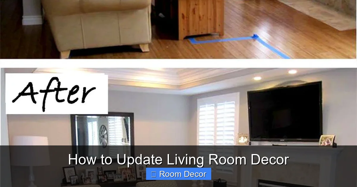How to Update Living Room Decor