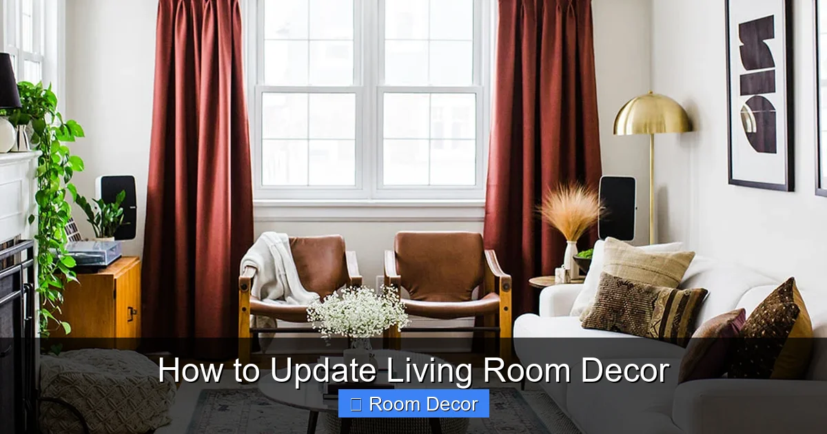 How to Update Living Room Decor