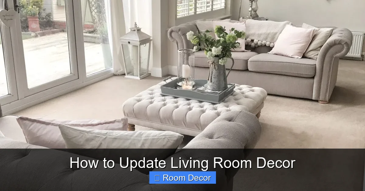 How to Update Living Room Decor