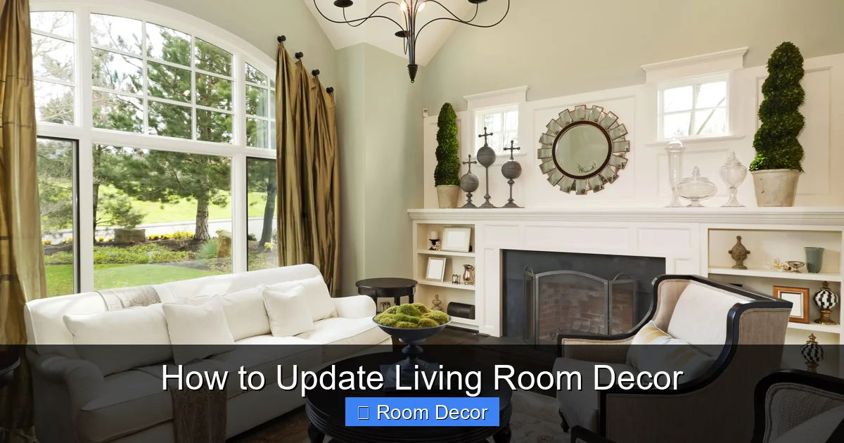 How to Update Living Room Decor