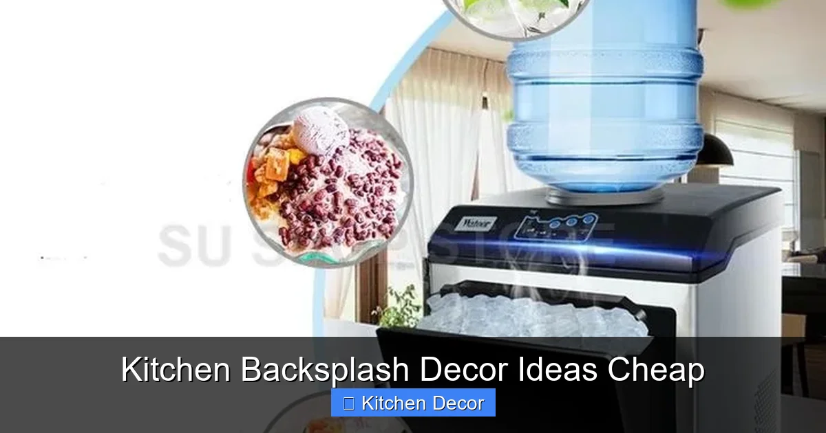 Kitchen Backsplash Decor Ideas Cheap