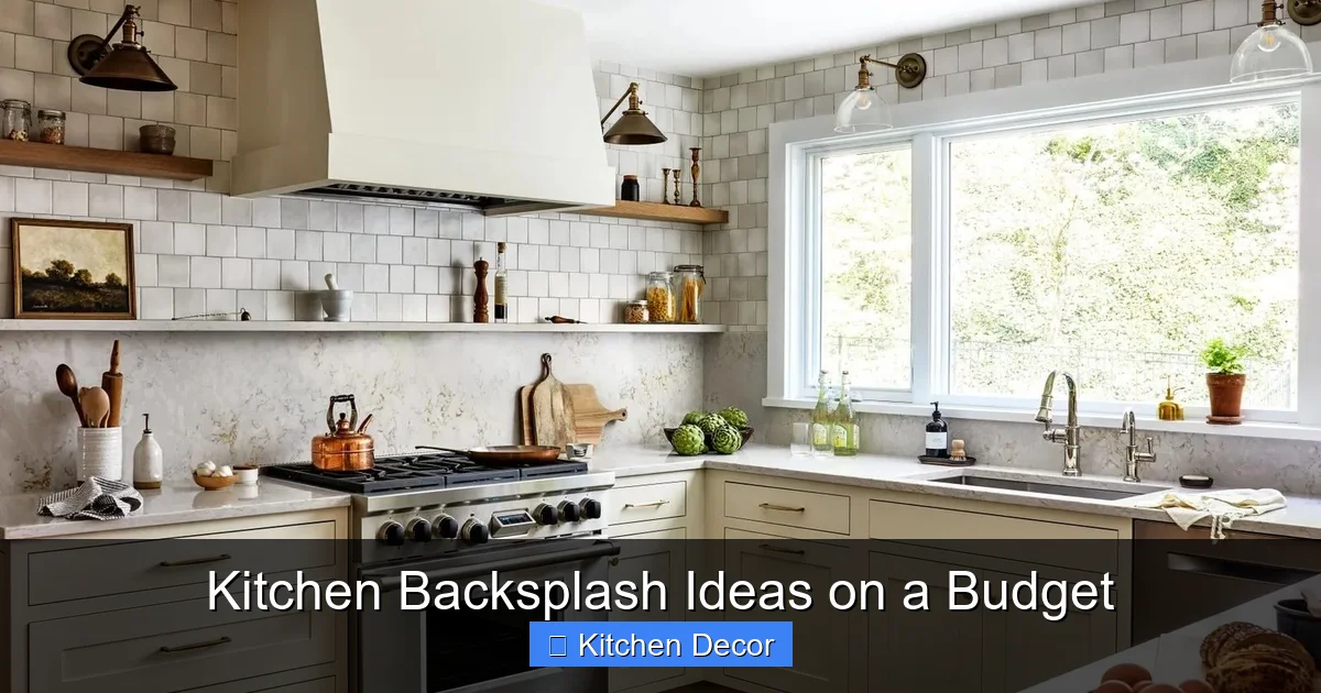Kitchen Backsplash Ideas on a Budget