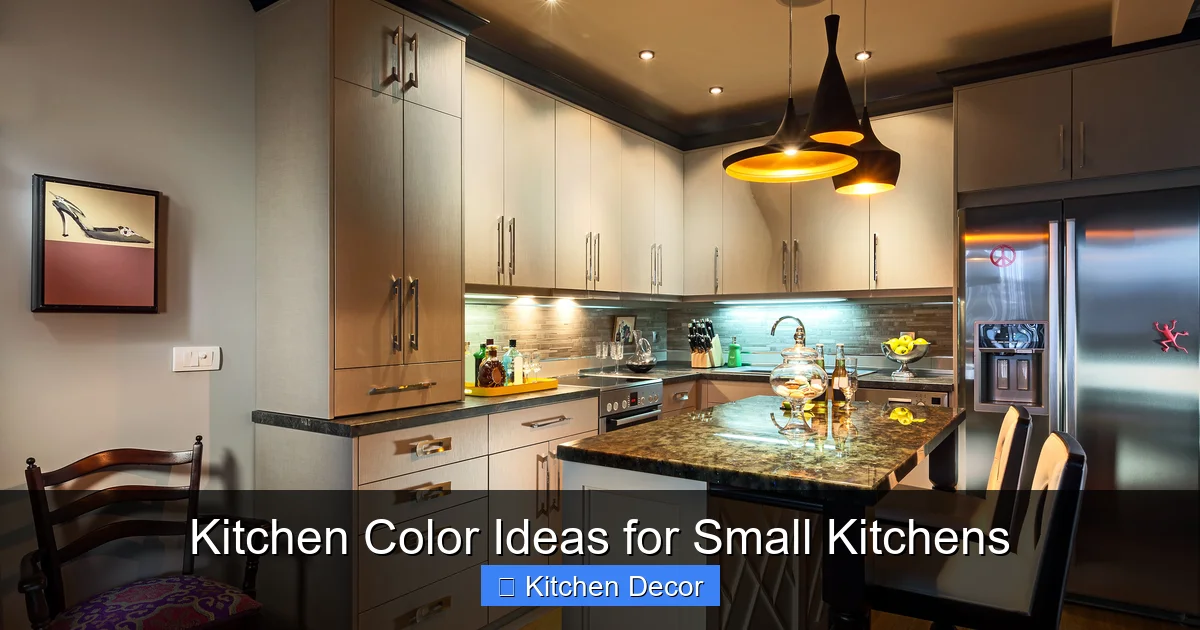 Kitchen Color Ideas for Small Kitchens