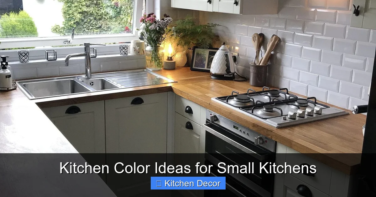 Kitchen Color Ideas for Small Kitchens