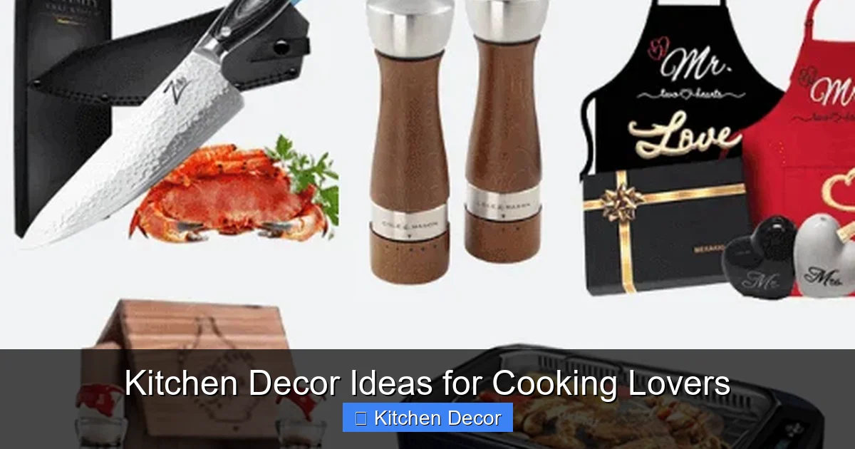 Kitchen Decor Ideas for Cooking Lovers