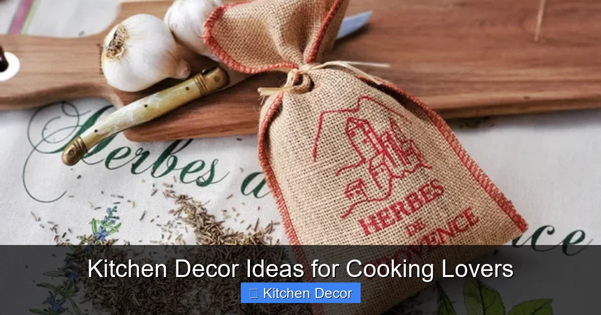 Kitchen Decor Ideas for Cooking Lovers