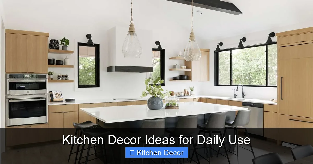 Kitchen Decor Ideas for Daily Use