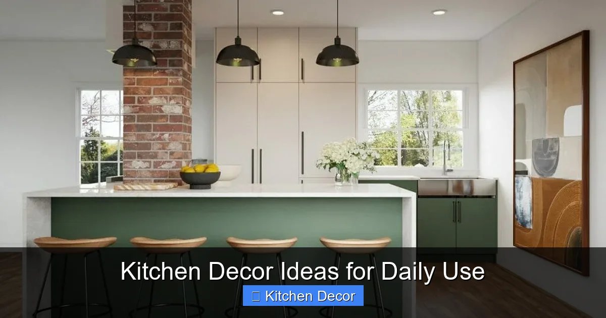 Kitchen Decor Ideas for Daily Use
