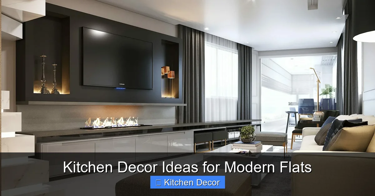 Kitchen Decor Ideas for Modern Flats