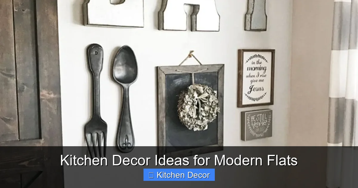 Kitchen Decor Ideas for Modern Flats