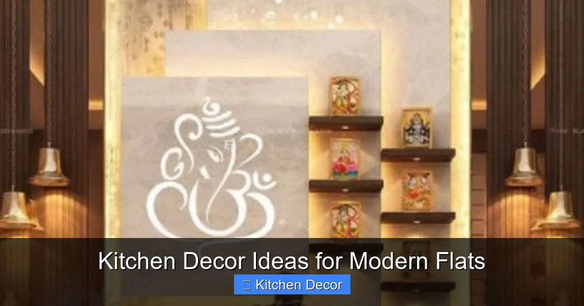 Kitchen Decor Ideas for Modern Flats