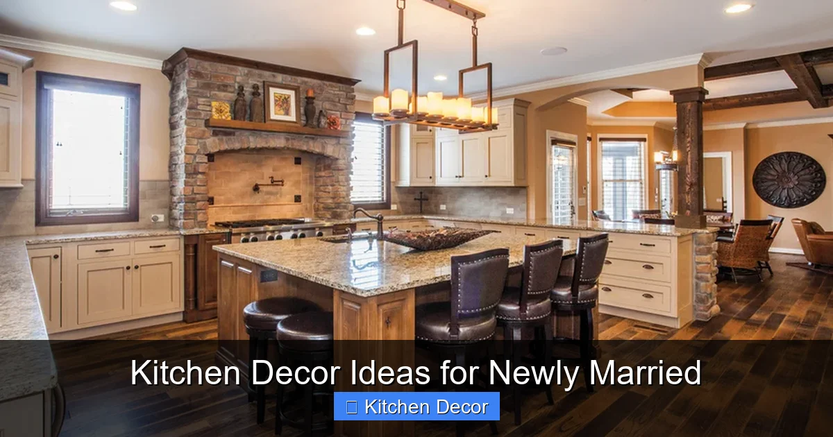 Kitchen Decor Ideas for Newly Married