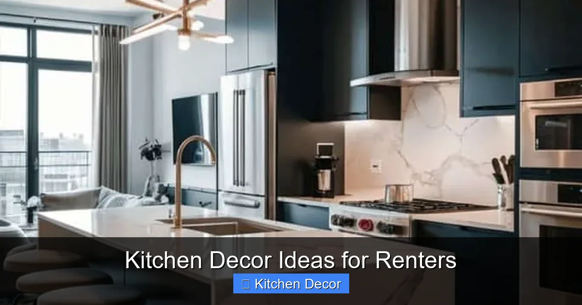 Kitchen Decor Ideas for Renters