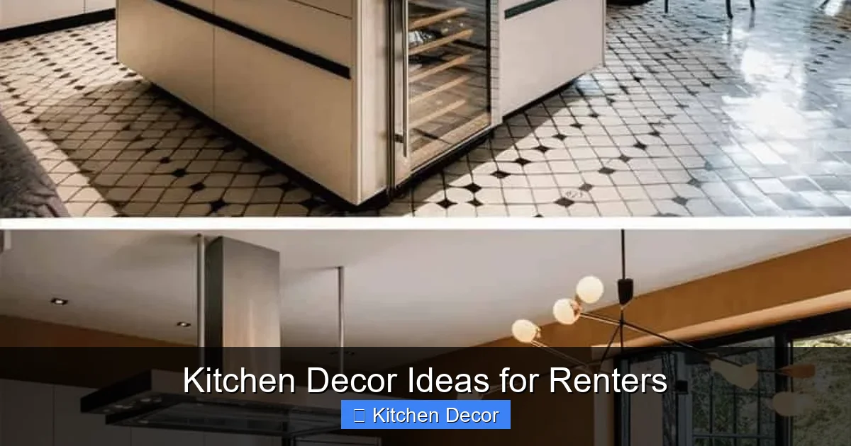 Kitchen Decor Ideas for Renters