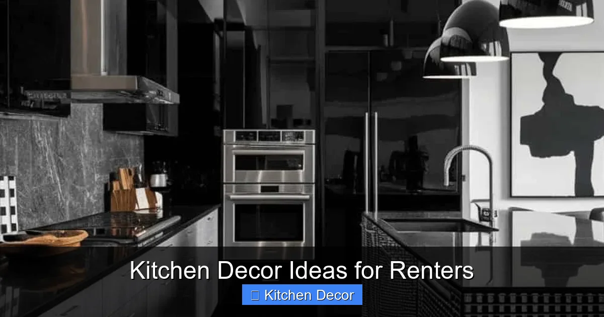 Kitchen Decor Ideas for Renters