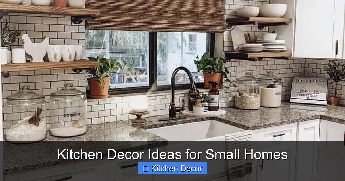 Kitchen Decor Ideas for Small Homes
