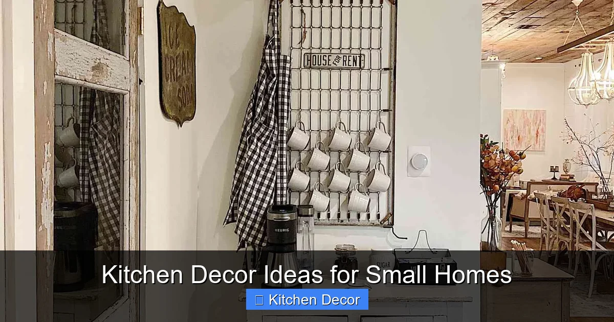 Kitchen Decor Ideas for Small Homes