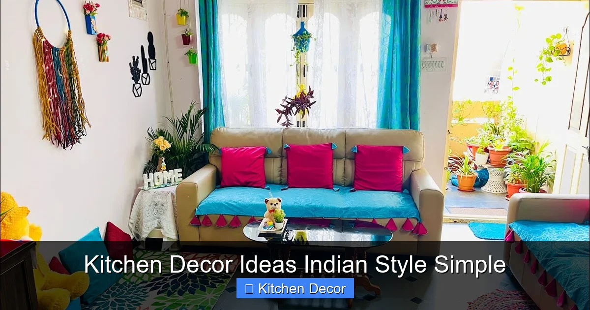 Kitchen Decor Ideas Indian Style Simple