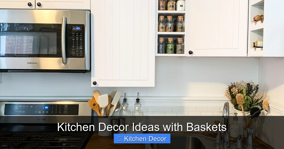 Kitchen Decor Ideas with Baskets
