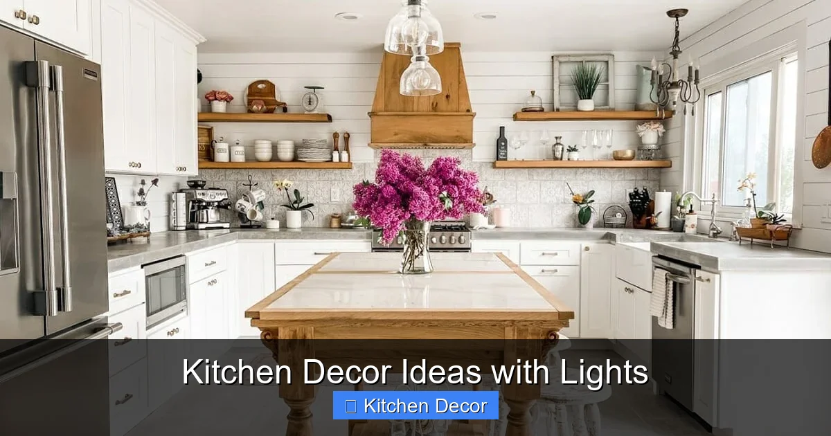 Kitchen Decor Ideas with Lights