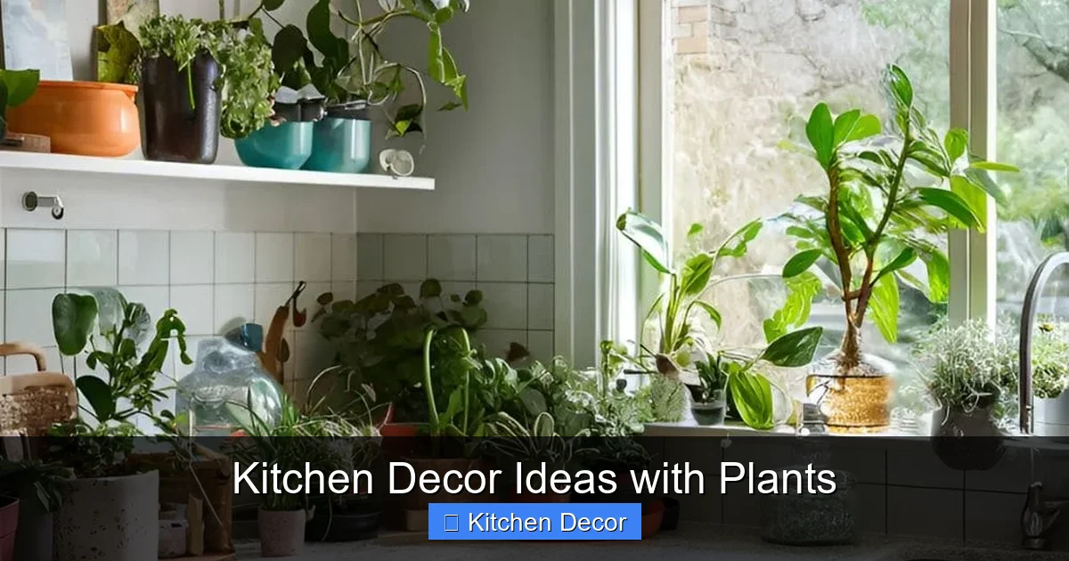 Kitchen Decor Ideas with Plants