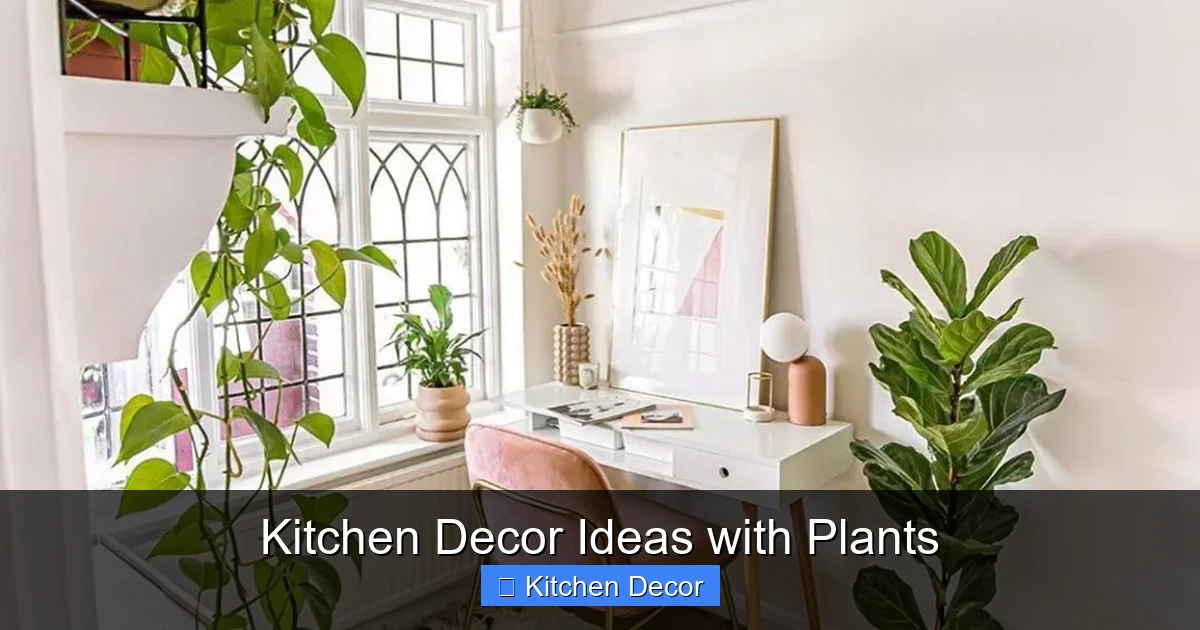 Kitchen Decor Ideas with Plants