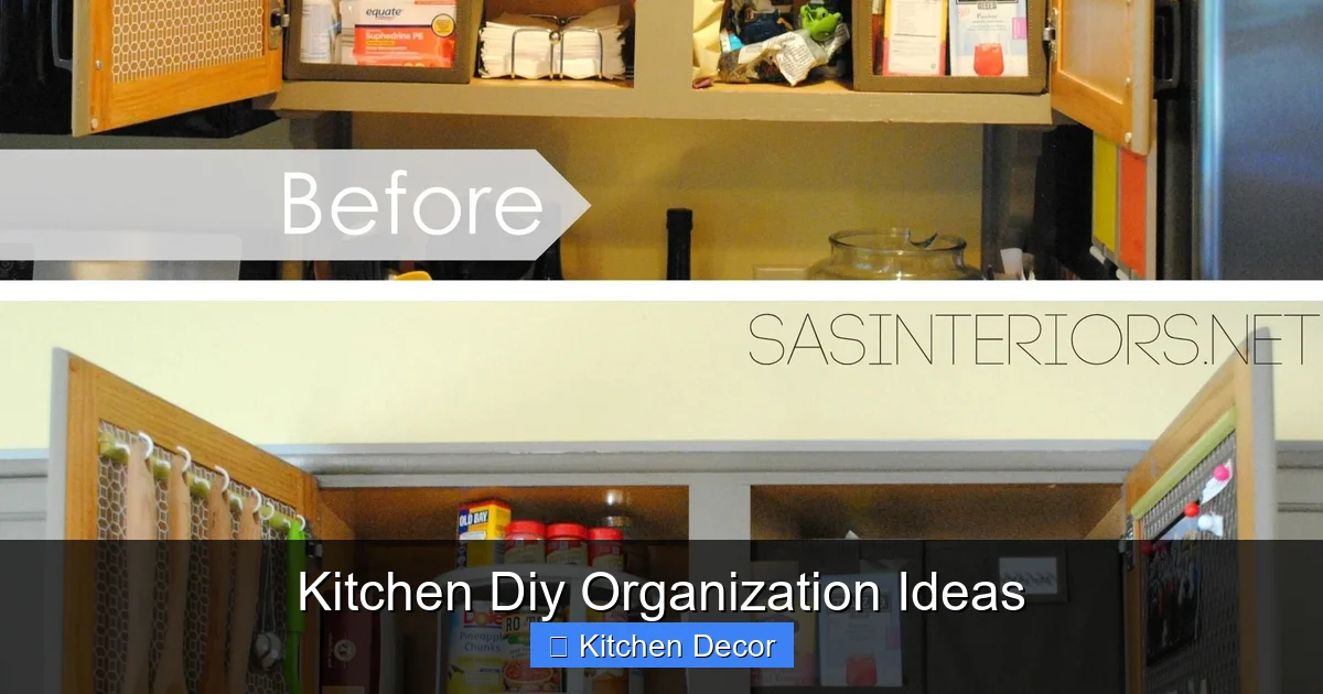Kitchen Diy Organization Ideas