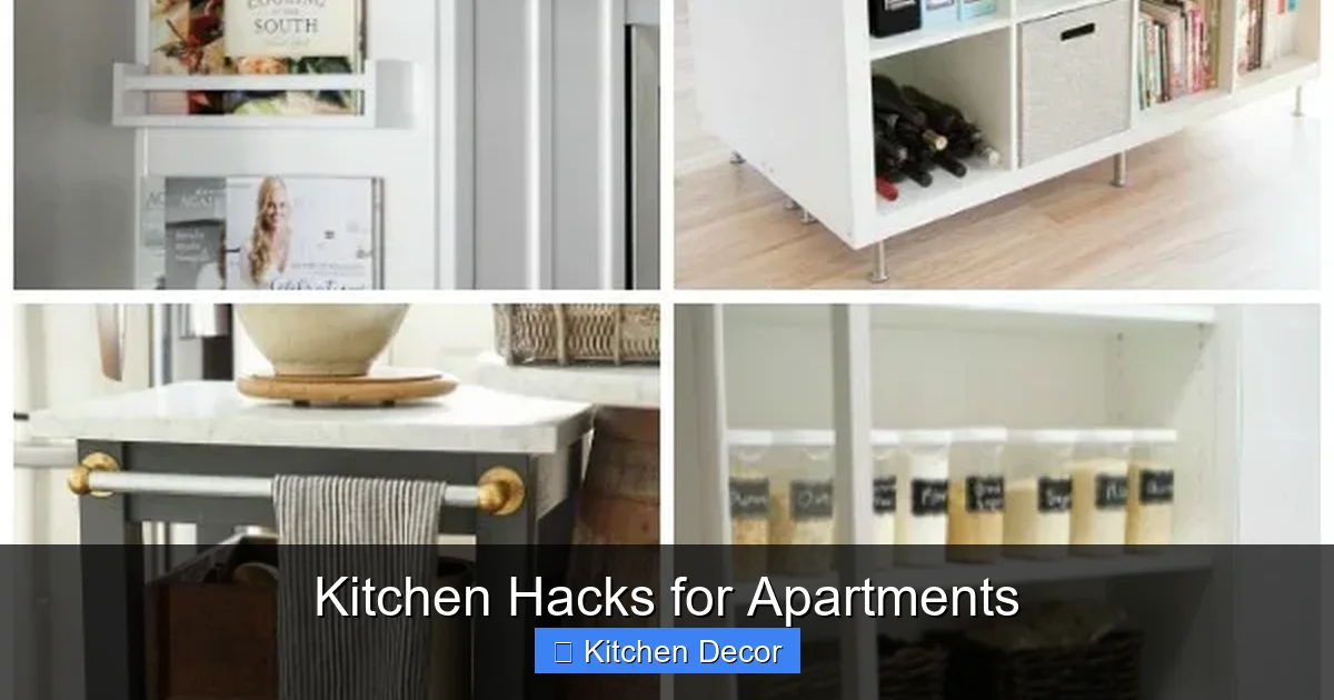 Kitchen Hacks for Apartments