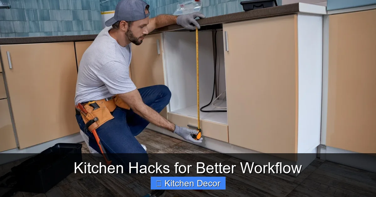 Kitchen Hacks for Better Workflow