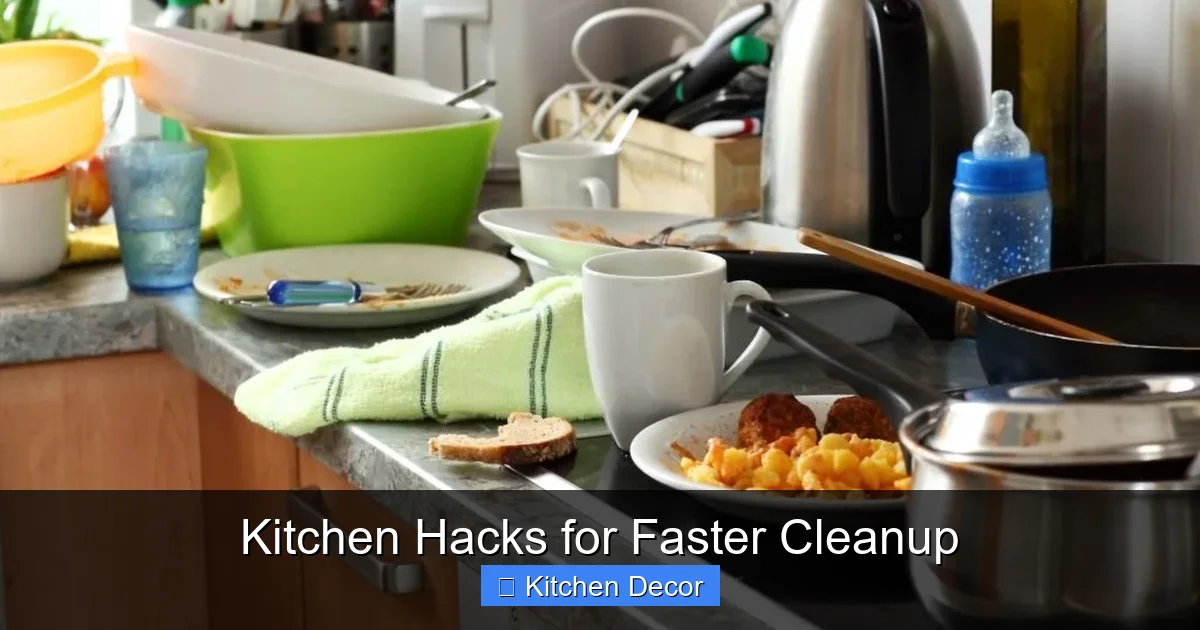 Kitchen Hacks for Faster Cleanup