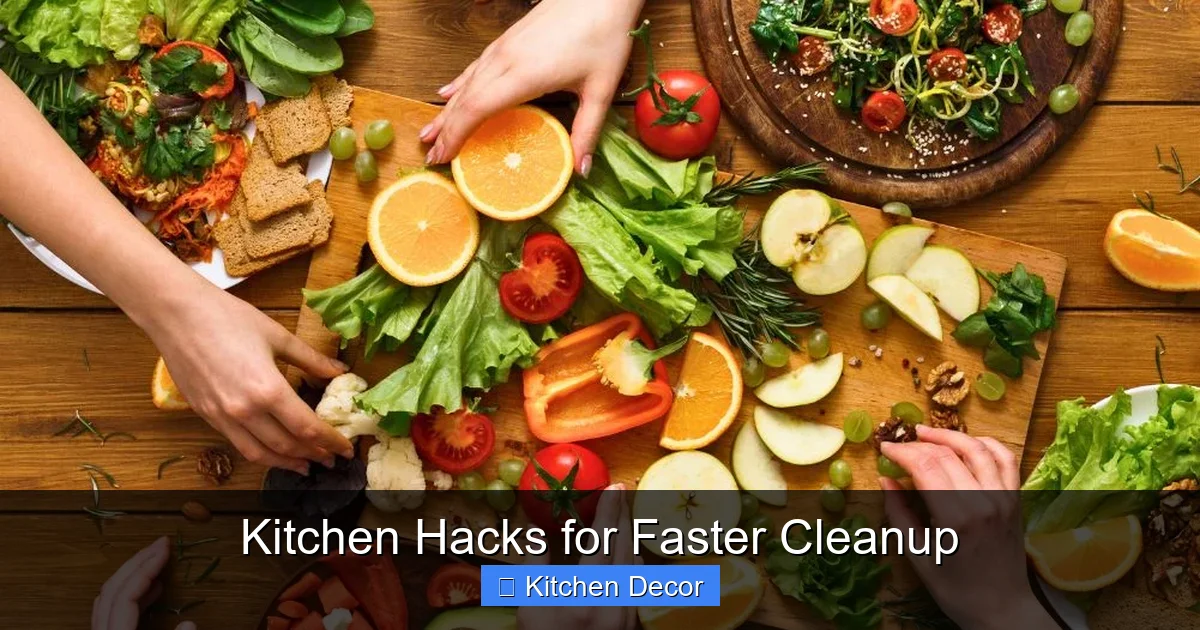 Kitchen Hacks for Faster Cleanup