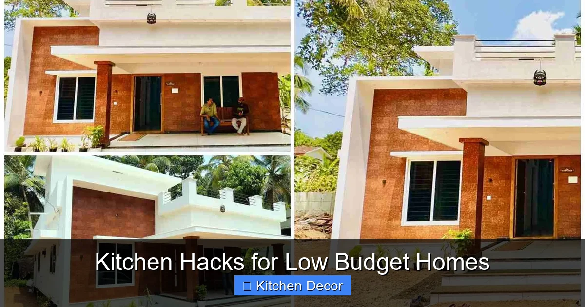 Kitchen Hacks for Low Budget Homes