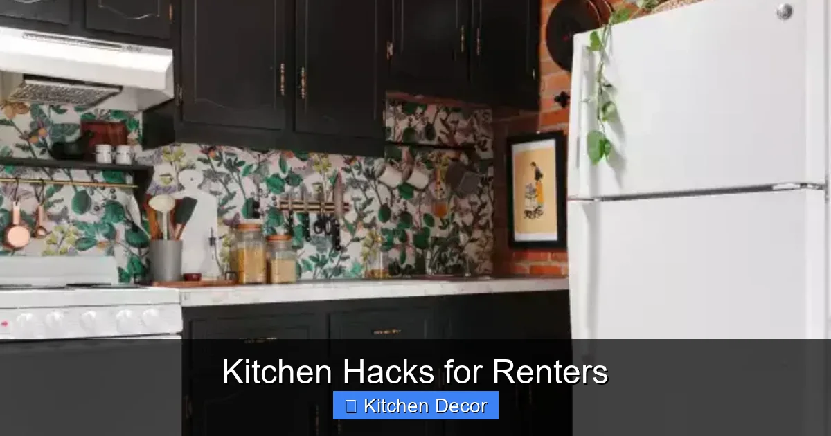 Kitchen Hacks for Renters