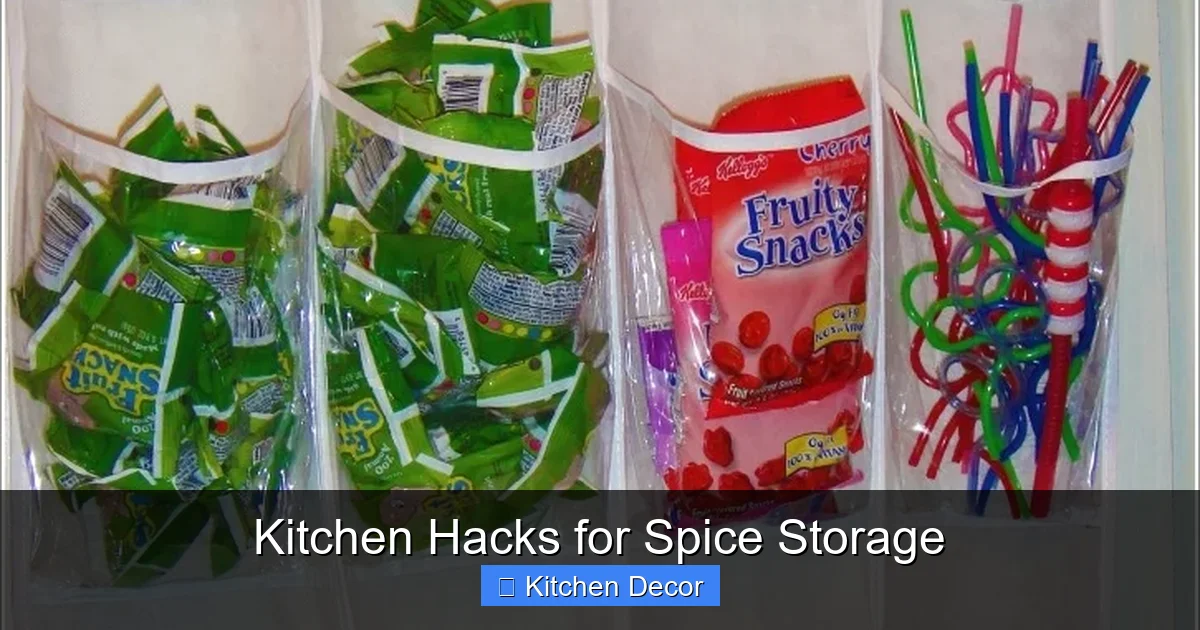 Kitchen Hacks for Spice Storage