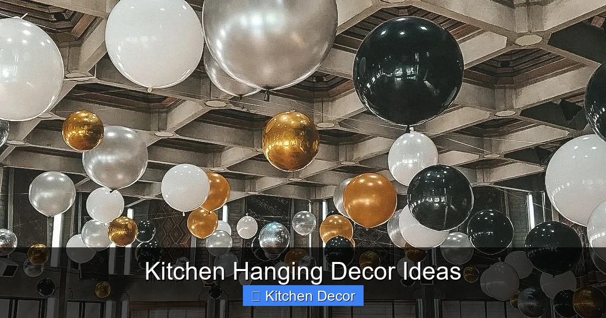 Kitchen Hanging Decor Ideas