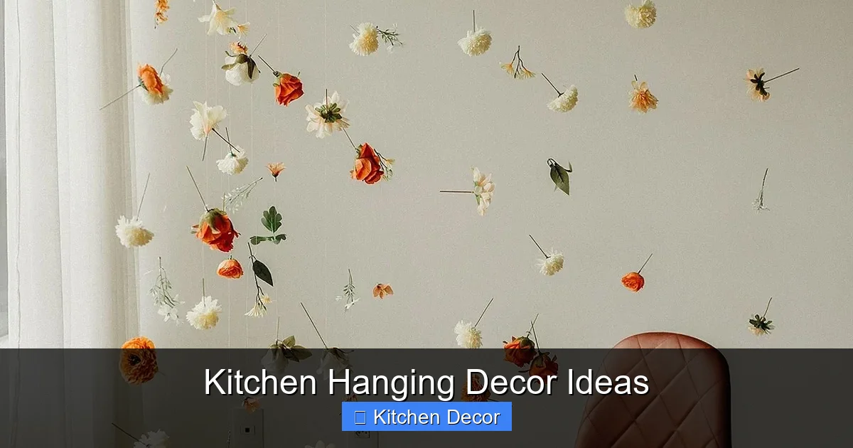 Kitchen Hanging Decor Ideas