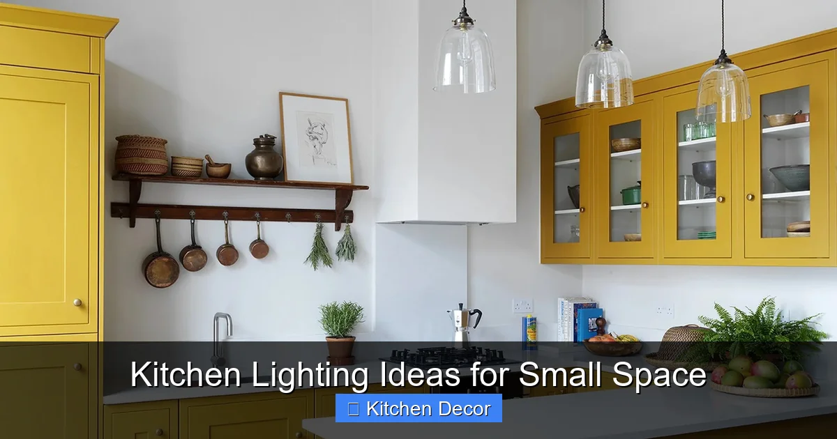 Kitchen Lighting Ideas for Small Space