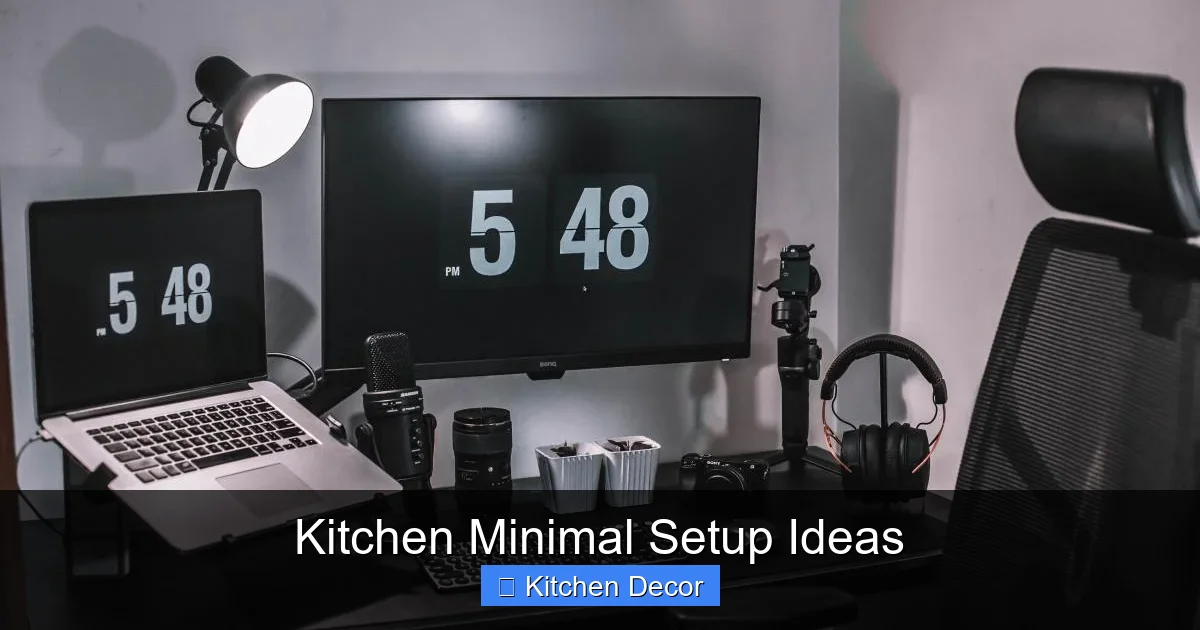 Kitchen Minimal Setup Ideas