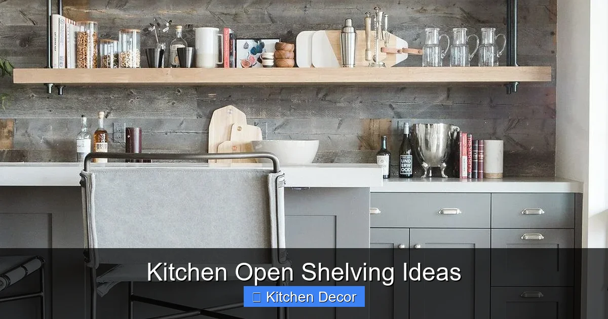 Kitchen Open Shelving Ideas