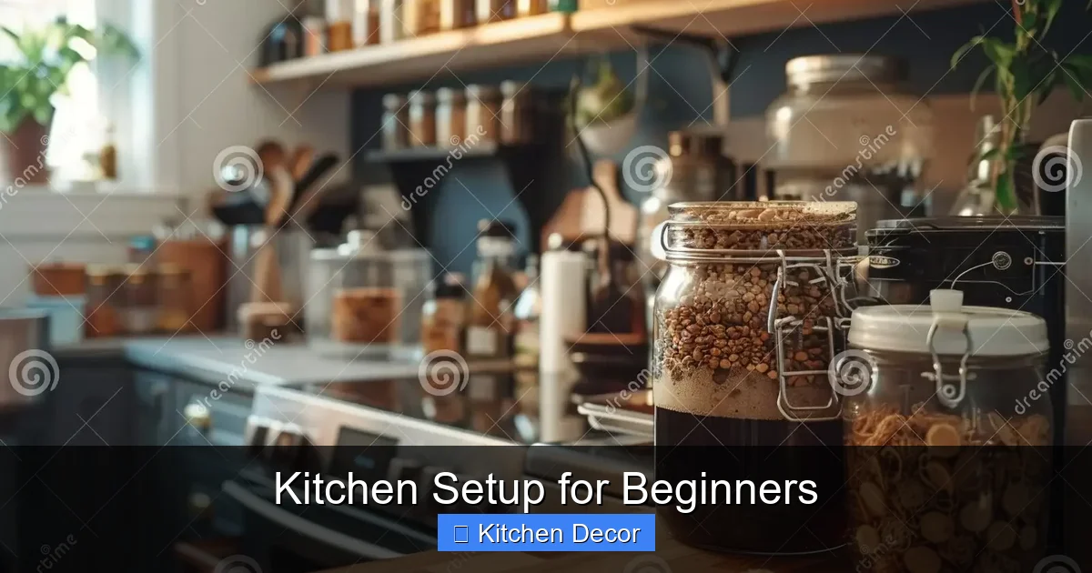 Kitchen Setup for Beginners