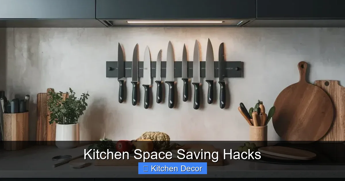 Kitchen Space Saving Hacks