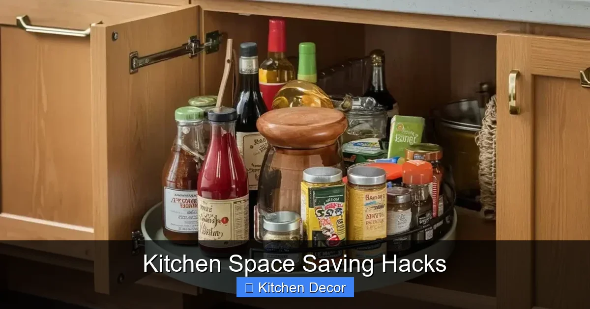 Kitchen Space Saving Hacks