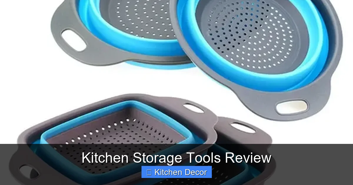 Kitchen Storage Tools Review