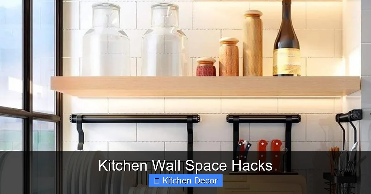 Kitchen Wall Space Hacks