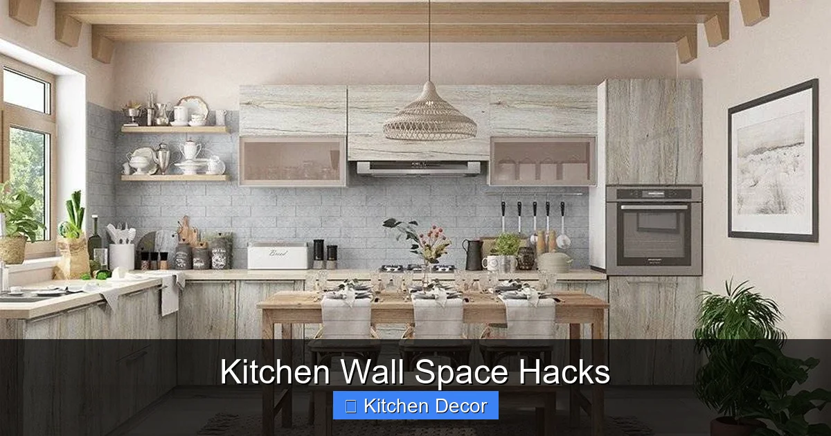 Kitchen Wall Space Hacks