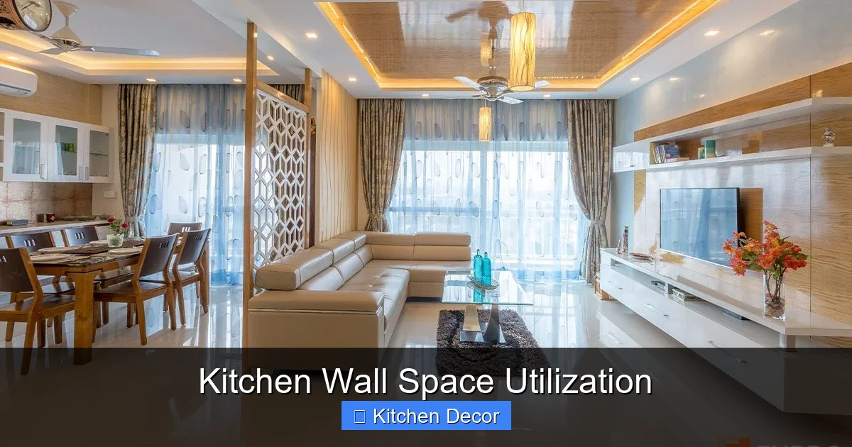 Kitchen Wall Space Utilization