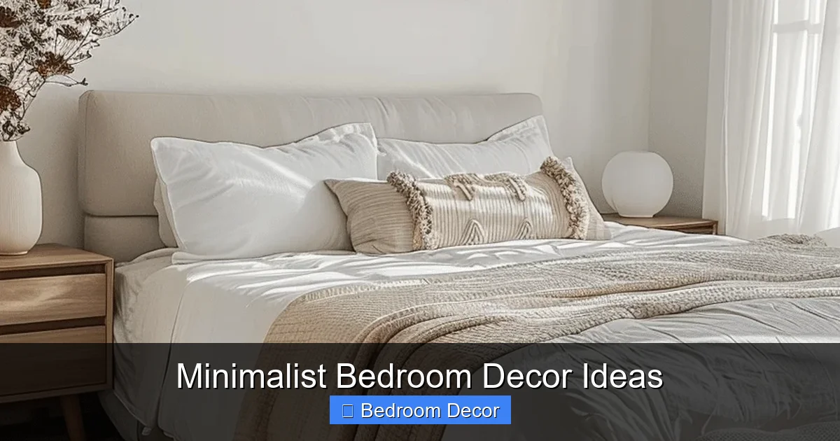 Minimalist Bedroom Decor Ideas