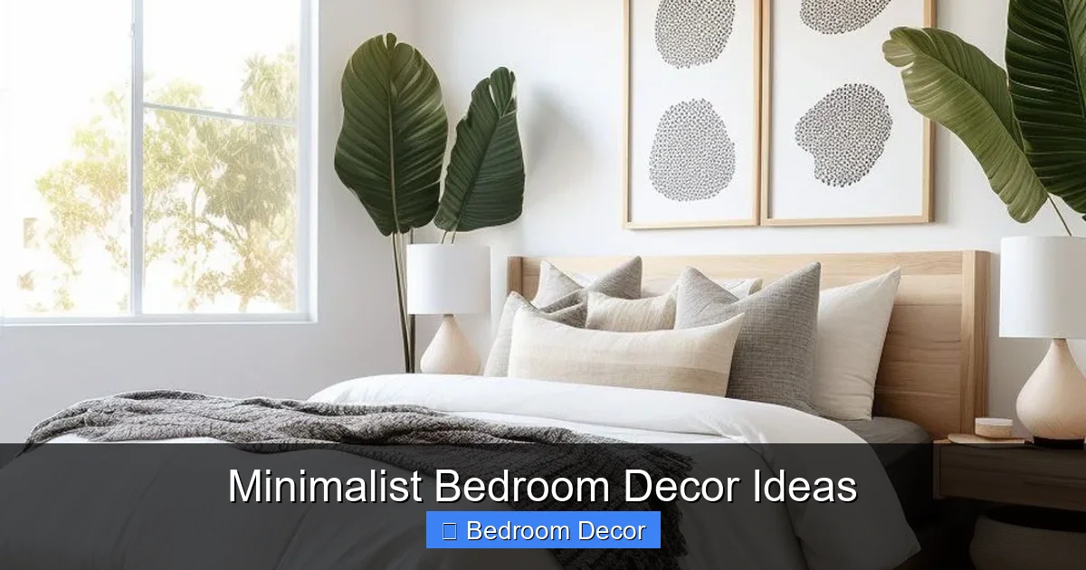 Minimalist Bedroom Decor Ideas