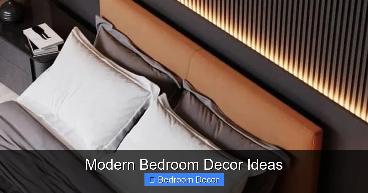 Modern Bedroom Decor Ideas