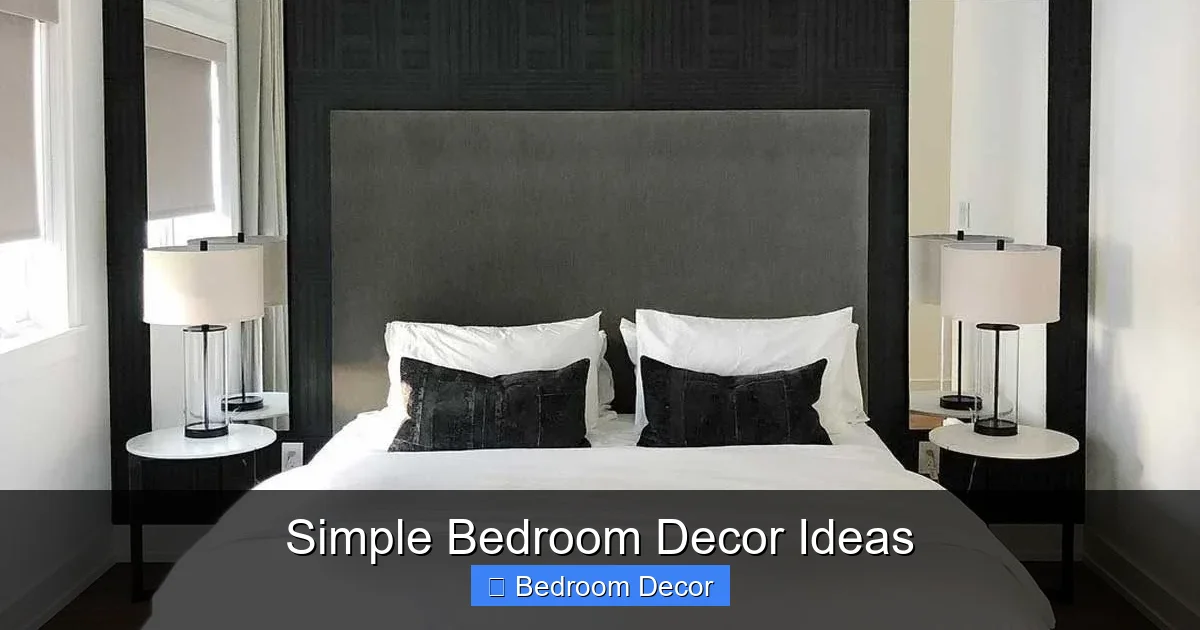 Simple Bedroom Decor Ideas